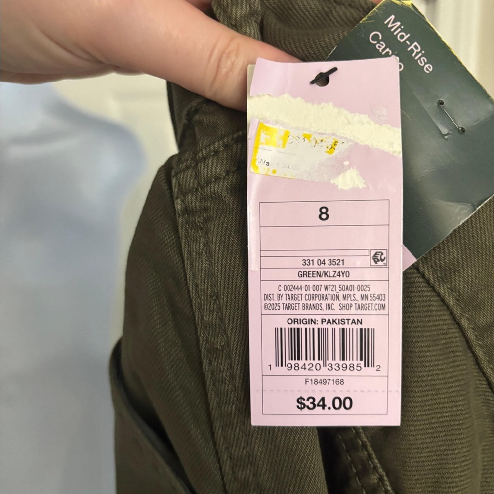 Olive Green Cargo Pants - Picture 5 of 12